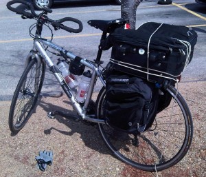 Luggage On Bike At Gym
